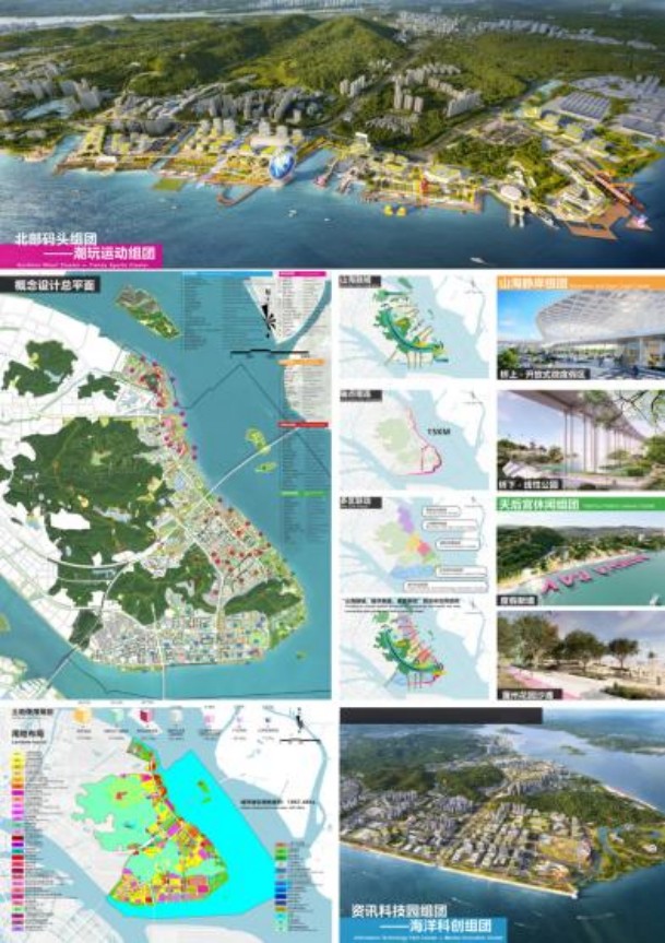 山海之间绘新章!南沙湾城市设计国际竞赛 专业组6大设计方案首发,邀你选出心中理想蓝图!